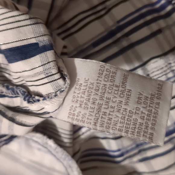 Tanjay shacket blue and white stripes size 16 - Picture 11 of 11